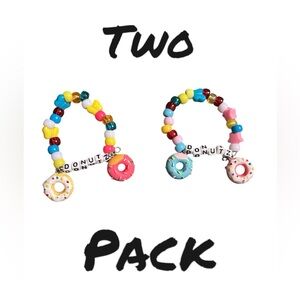 Two pack donut 🍩 Kandi bracelets